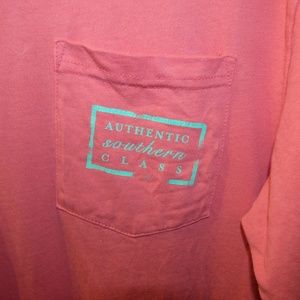 Southern Marsh Shirts - Southern Marsh Coral Long Sleeve Tee~Small Southern Marsh Shirts - Southern Marsh Coral Long Sleeve Tee~Small